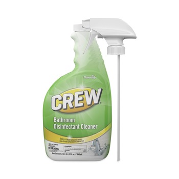 Diversey Care CBD540199 32 oz. Spray Bottle Crew Bathroom Disinfectant Cleaner - Floral Scent (4/Carton)