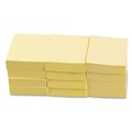 Sticky Notes & Post it | Universal UNV28062 1.5 in. x 2 in. Recycled Self-Stick Note Pads - Yellow (12 Pads/Pack) image number 3