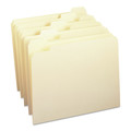 File Folders | Smead 10350 0.75 in. Expansion 1/5-Cut Tabs: Assorted Manila File Folders - Letter Size/Manila (100/Box) image number 3