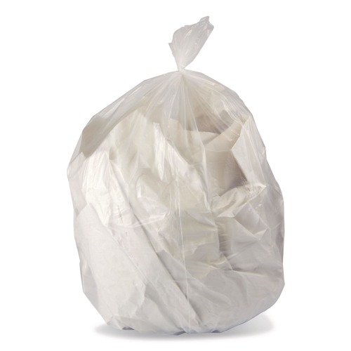 Trash Bags | Heritage H9250SC 46 in. x 50 in. 1.1 mil. 56-Gallon Linear Low-Density Can Liners - Clear (100/Carton) image number 0