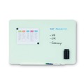 White Boards | MasterVision GL070101 36 in. x 24 in. Magnetic Glass Dry Erase Board - Opaque White image number 2