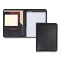 Notebooks & Pads | Samsill 71710 8-1/2 in. x 11 in. Contrast Stitch Leather Padfolio Leather - Black image number 3