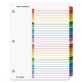 Just Launched | Cardinal 60118 31 Tab 1 - 31 Letter Traditional Onestep Index System - Multicolor (31/Set) image number 0