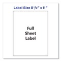 Labels | Avery 05265 8.5 in. x 11 in. Shipping Labels with TrueBlock Technology for Laser Printers - White (25/Pack) image number 4