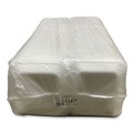 Food Trays, Containers, and Lids | GEN 8PWH 10.8 in. x 8.82 in. x 1.5 in. #8P Meat Trays - White (200/Carton) image number 0