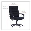 Office Chairs | Alera 12010-01D Kesson Series 19.21 in. to 22.7 in. Seat Height High-Back Office Chair - Black image number 1