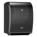 Paper Towel Holders | Tork 771728 12.32 in. x 9.32 in. x 15.95 in. Electronic Hand Towel Roll Dispenser for 7.5 in. Rolls - Black (1/Carton) image number 1