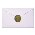 Stickers | Geographics 20014 Self-Adhesive 2 in. Embossed Seals - Gold (20/Sheet, 5 Sheets/Pack) image number 2