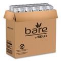 Food Service | SOLO DM8R-0090 Bare Eco-Forward 4.6 in. Diameter x 1.8 in. h 8 oz ProPlanet Seal Plastic RPET Deli Containers - Clear (500/Carton) image number 1