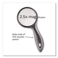 Office & Office Supplies | Maped Helix 393549 3 in. Diameter Plastic Lens 2.5X Soft Touch Large Magnifying Glass - Random Assorted Color image number 2