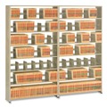 Office & Office Supplies | Tennsco 128848AC 48 in. x 12 in. x 88 in. Steel Snap-Together 7-Shelf Closed Add-On Unit - Sand image number 2