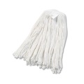 Mops | Boardwalk BWK2020RCT #20 Cut-End Rayon Wet Mop Head - White (12/Carton) image number 0