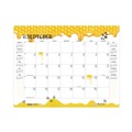 Bulletin Boards | House of Doolittle 1565 22 in. x 17 in. 12-Month (Aug 2025-Jul 2026) Academic Year Recycled Honeycomb Desk Pad Calendar - White/Multicolor Sheets image number 2