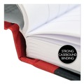 Back to School Sale | Black n' Red D66174 11.75 in. x 8.25 in. Sheets Wide/Legal Rule 1-Subject SCRIBZEE Compatible Hardcover Casebound Notebooks - Black/Red Cover image number 2