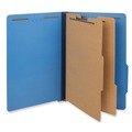 Back to School Sale | Universal UNV10311 2 Dividers 6 Fasteners Bright Colored Pressboard 2 in. Expansion Classification Folders - Legal Size, Cobalt Blue (10/Box) image number 0