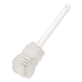 Carlisle 4046600 Sparta 4.5 in. Pint Plastic Handle Bottle Brush - White