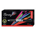 Permanent Markers | BIC GPM11 BLK Intensity Fine Bullet Tip Permanent Marker - Tuxedo Black (1-Dozen) image number 1