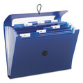 File Folders | Smead 70902 1/6-Cut Tabs 12 Sections Letter Size Cord/Hook Closure Step Index Organizer - Navy image number 0