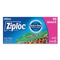 Food Service | Ziploc 315892 6.5 in. x 3.25 in. Seal Top Snack Bags - Clear (1080/Carton) image number 1