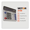 Calculators | Victor 2140 12-Digit LCD Desktop Business Calculator image number 6