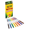 Permanent Markers | Crayola 587709 Non-Washable Fine Bullet Tip Marker - Assorted Classic Colors (8/Set) image number 1