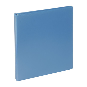 JUST LAUNCHED | Universal UNV20713 11 in. x 8.5 in. 1 in. Capacity 3 Rings Slant D-Ring View Binder - Light Blue