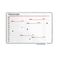 Office Presentation Supplies | MasterVision FM1209 1 in. x 1 in. Calendar Dates Interchangeable Magnetic Board Accessories - Red/White (35/Pack) image number 5