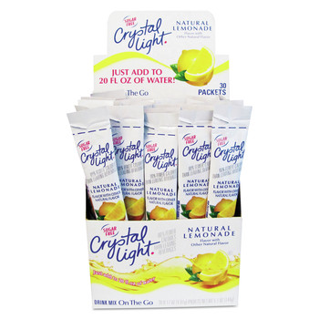 FOOD AND SNACKS | Crystal Light GEN00796 0.17 oz. Packets Flavored Drink Mix - Lemonade (30/Box)