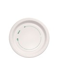 Bowls and Plates | SOLO MP9-PLANET 8.5 in. Diameter ProPlanet Seal Compostable Paper Dinnerware Plate - White (500/Carton) image number 3