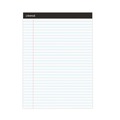 Notebooks & Pads | Universal UNV30630 8.5 in. x 11 in. Premium Wide/Legal Ruled Writing Pads with Heavy-Duty Back - Black Headband (6/Pack) image number 2