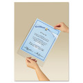 Sheet Protectors | Scotch WL854C 8.5 in. x 11 in. Removable Interlocking Fasteners Plastic Display Pocket - Clear image number 2