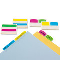 Dividers & Tabs | Redi-Tag B33248 2 in. Wide 1/5-Cut Write-On Index Tabs - Assorted Colors (48/Pack) image number 2