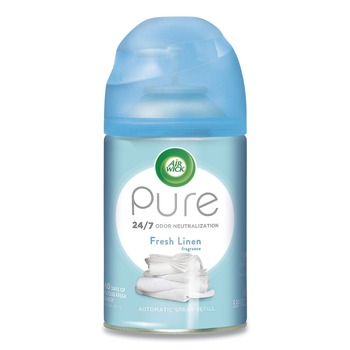 ODOR CONTROL | Air Wick 62338-82314 5.89 oz. Aerosol Spray Freshmatic Ultra Spray Refill - Fresh Linen (6/Carton)