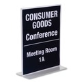 Just Launched | NuDell 38020Z 8-1/2 in. x 11 in. Stand-Up Plastic Sign Holder - Clear image number 1