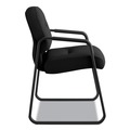 Office Chairs | HON H2093.CU10.T 23.25 in. x 28 in. x 36 in. Pillow-Soft 2090 Series Fabric Upholstery Guest Arm Chair - Black image number 3