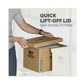 Boxes & Bins | Bankers Box 7718201 SmoothMove 17 in. x 21 in. x 17 in. Half Slotted Container Classic Moving/Storage Boxes - Large, Brown/Blue (5/Carton) image number 5