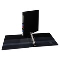 Just Launched | Avery 79990 3 One Touch EZD Rings 1 in. Capacity 11 in. x 8.5 in. Heavy-Duty Non-View Binder with DuraHinge and Spine Label Holder - Black image number 1