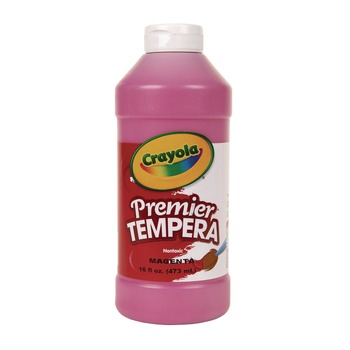Crayola 541216069 16 oz Premier Tempera Paint - Magenta