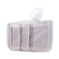 Food Trays, Containers, and Lids | Dart C55UT3 StayLock 8.6 in. x 9 in. x 3 in. 3-Compartments Plastic Hinged Lid Containers - Clear (200/Carton) image number 2
