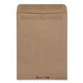 Envelopes & Mailers | Quality Park QUA43511 9 in. x 12 in. #10 1/2 Cheese Blade Flap Redi-Seal Closure 100% Recycled Redi-Seal Envelope - Brown Kraft (100/Box) image number 3