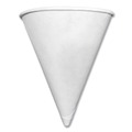 Cups and Lids | Coffee Pro CPCONE4 4 oz Paper Cone Cups - White (5000/Carton) image number 0