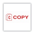 Stamps & Stamp Supplies | ACCUSTAMP2 035594 1.63 in. x 0.5 in. COPY Pre-Inked Shutter Stamp - Red image number 2