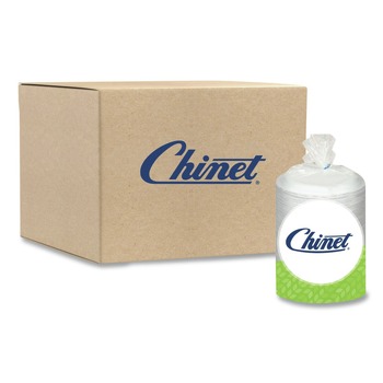 Chinet 81209 9 in. Heavyweight Plastic Plates - White (125/Pack, 4 Packs/Carton)