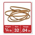 Rubber Bands | Universal UNV00432 0.04 in. Gauge Size 32 Rubber Bands - Beige (205/Pack) image number 2