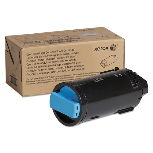 Ink & Toner | Xerox 106R04010 16800 Page-Yield TAA Compliant Extra High-Yield Toner - Cyan image number 0