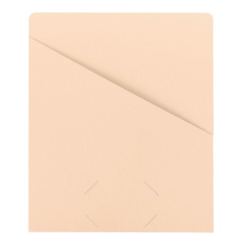 Smead 75430 Organized Up Slash Jackets Letter Size Manila 25/Pack