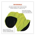 Safety & First Aid | Ergodyne 42320 N-Ferno 6491 One Size Fits Most Reversible Thermal Fleece plus Poly Multi-Band - Lime image number 2
