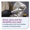 Paper Towels and Napkins | Tork 500105 1-Ply 9 in. x 12.4 in. Light Duty Cleaning Cloth Giant Roll - White (1/Carton) image number 6