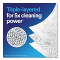 Hand Wipes | Clorox 01594 7 in. x 8 in. 1-Ply Disinfecting Wipes - Crisp Lemon, White (35/Canister) image number 5