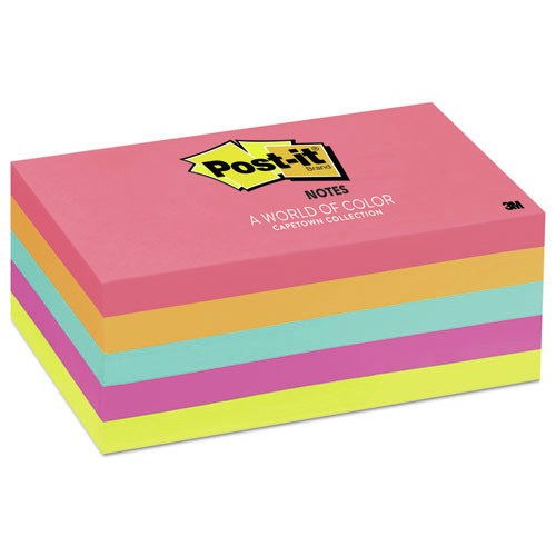 Notebooks & Pads | Post-it Notes 655-5PK 3 in. x 5 in. Original Pads - Poptimistic Collection Colors (5/Pack) image number 0